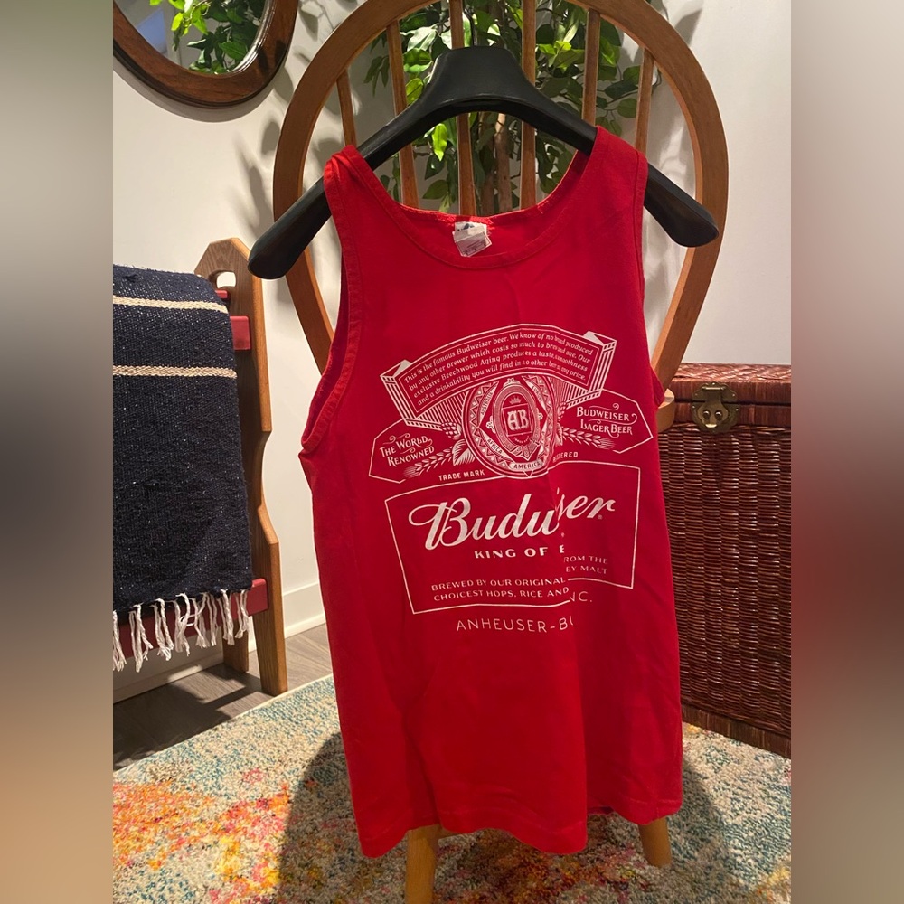 Budweiser Red Graphic Tank
